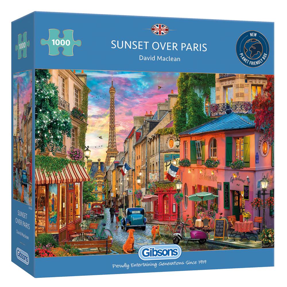 Gibsons Sunset Over Paris 1000 pcs Puzzle